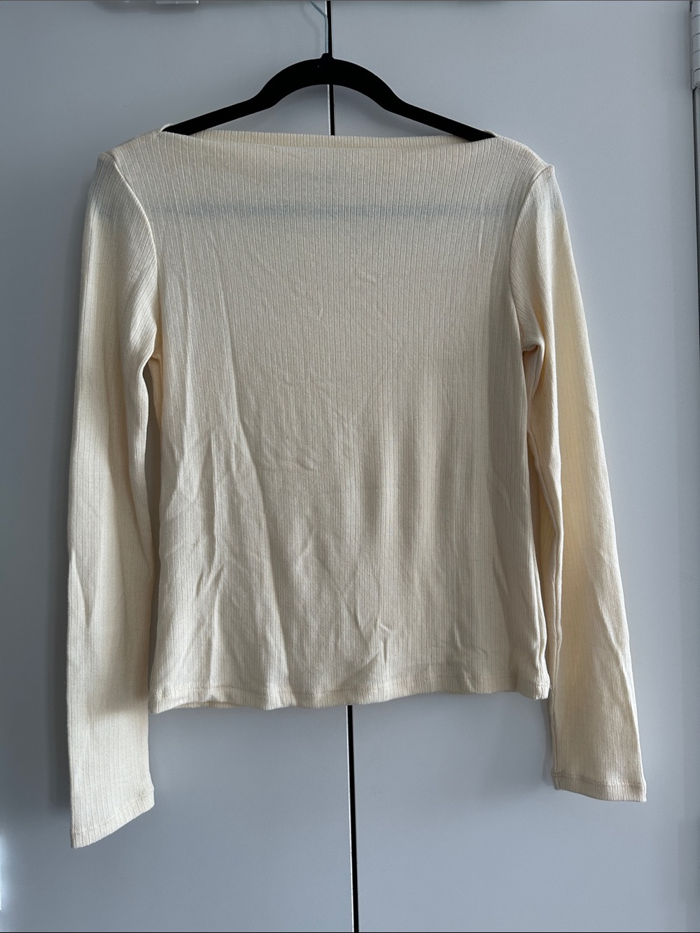 Mango Long Sleeve boat neck top